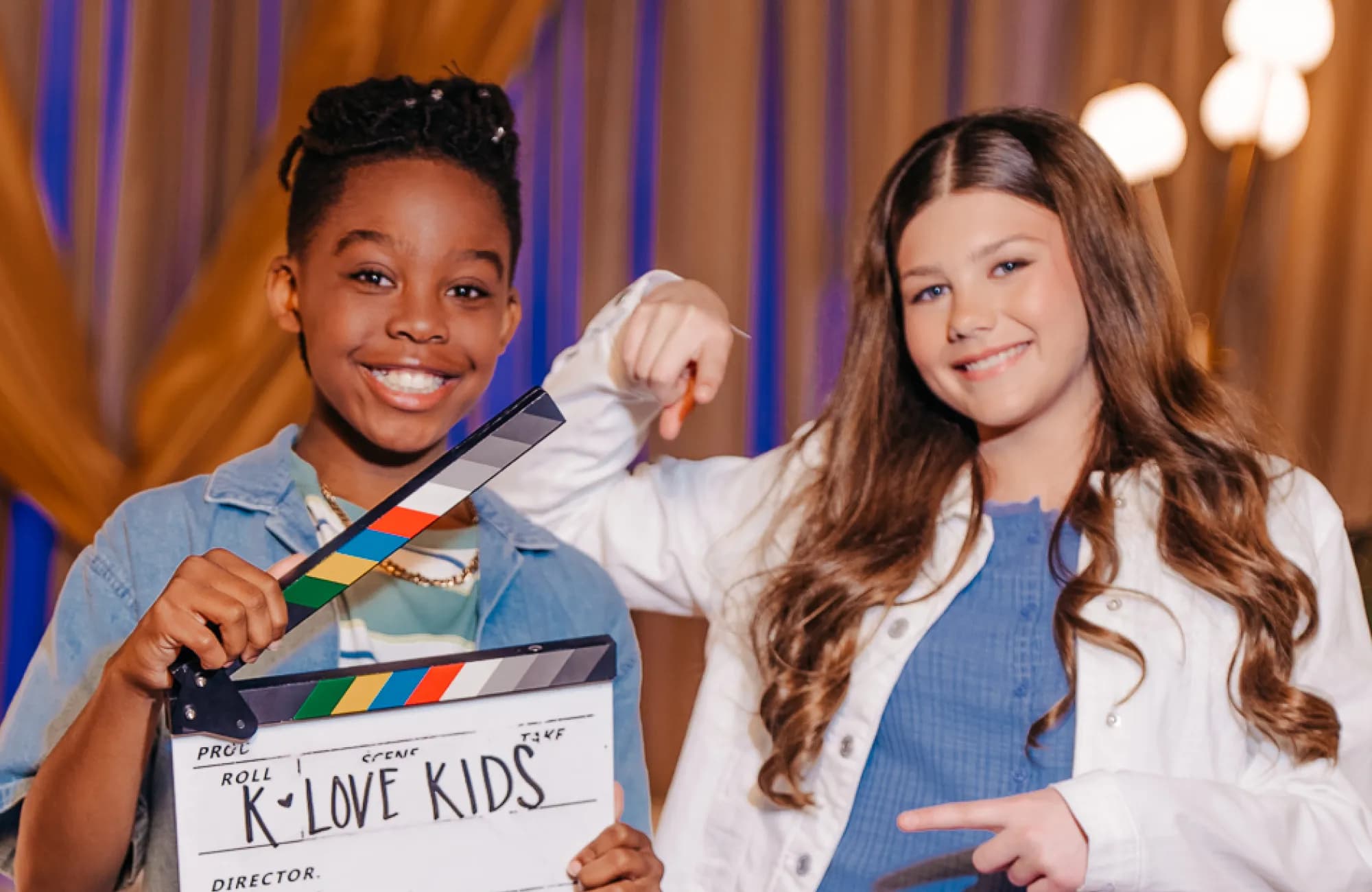 Kids enjoying music and activities at K-LOVE Kids